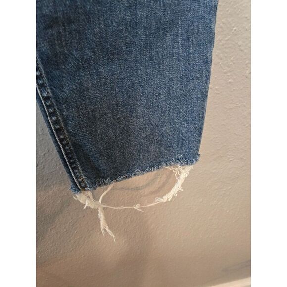 Everlane Women's Original Cheeky Jean Distressed with Raw Hem Size 33 Reg - Picture 10 of 11